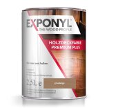 Exponyl Holzdeckfarbe Premium Plus - 2,5 L, graubeige
