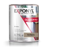 Exponyl Öl-Lasur Plus - 0,75 L, basaltgrau