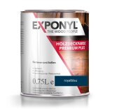 Exponyl Holzdeckfarbe Premium Plus - 0,75 L, royalblau