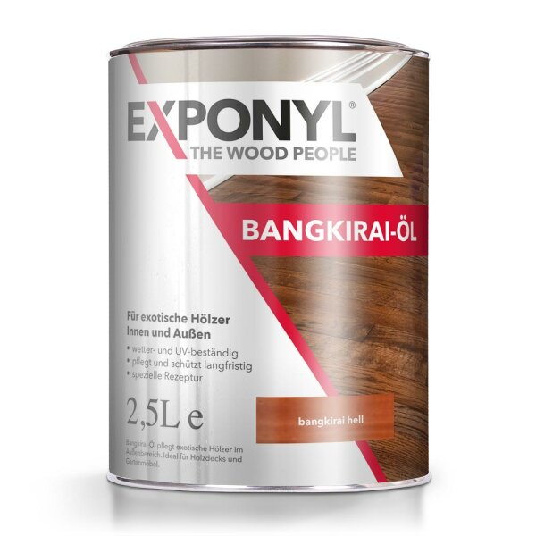 Exponyl Bangkirai-Öl - 2,5 L, Bangkirai hell