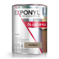 Exponyl Öl-Lasur Plus - 2,5 L, basaltgrau
