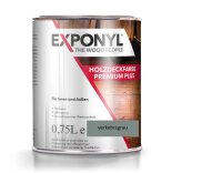 Exponyl Holzdeckfarbe Premium Plus - 0,75 L, verkehrsgrau