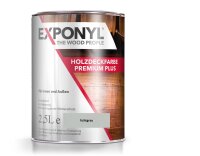 Exponyl Holzdeckfarbe Premium Plus - 2,5 L, lichtgrau