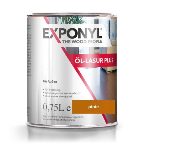 Exponyl Öl-Lasur Plus - 0,75 L, pinie