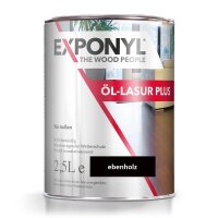 Exponyl Öl-Lasur Plus - 2,5 L, ebenholz