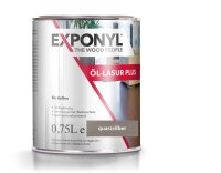 Exponyl Öl-Lasur Plus - 0,75 L, quarzsilber