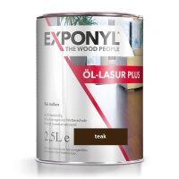 Exponyl Öl-Lasur Plus - 2,5 L, teak