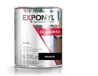 Exponyl Öl-Lasur Plus - 0,75 L, ebenholz