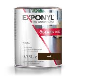 Exponyl Öl-Lasur Plus - 0,75 L, teak