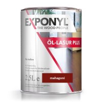 Exponyl Öl-Lasur Plus - 2,5 L, mahagoni