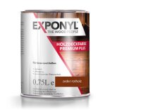 Exponyl Holzdeckfarbe Premium Plus - 0,75 L, zeder rotholz
