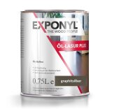 Exponyl Öl-Lasur Plus - 0,75 L, graphitsilber