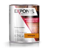 Exponyl Holzdeckfarbe Premium Plus - 0,75 L, fichtengelb