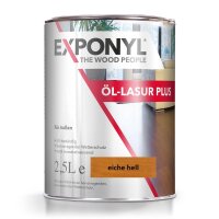 Exponyl Öl-Lasur Plus - 2,5 L, eiche hell