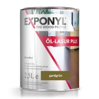 Exponyl Öl-Lasur Plus - 2,5 L, gardgrün